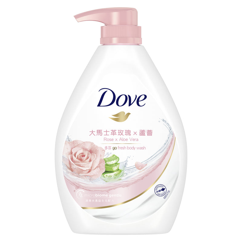 Dove Body Wash (Rose & Aloe Vera) 1000g
