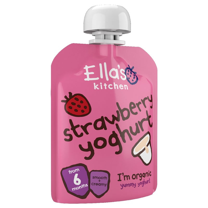 Ella's Kitchen Strawberry Yoghurt Greek Style 6 Month+ 90g