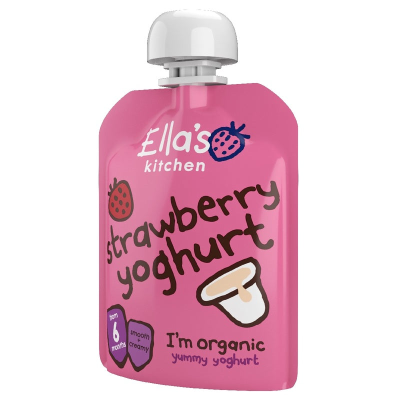 Ella's Kitchen Strawberry Yoghurt Greek Style 6 Month+ 90g
