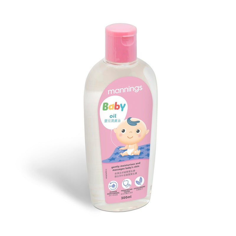 Mannings Baby Oil 300ml