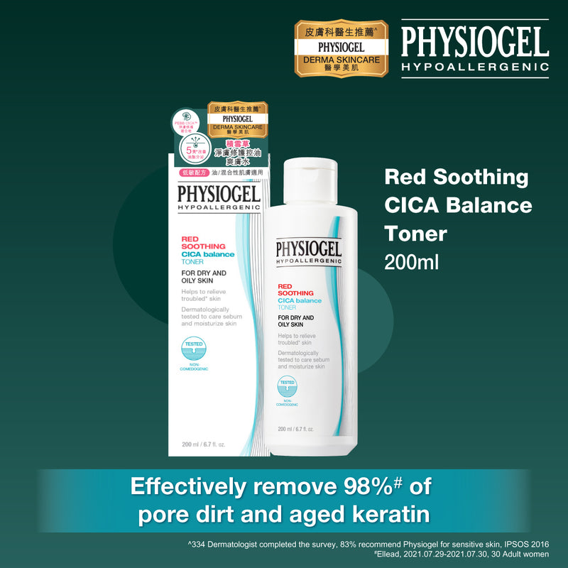 Physiogel Red Soothing Cica Balance Toner 200ml