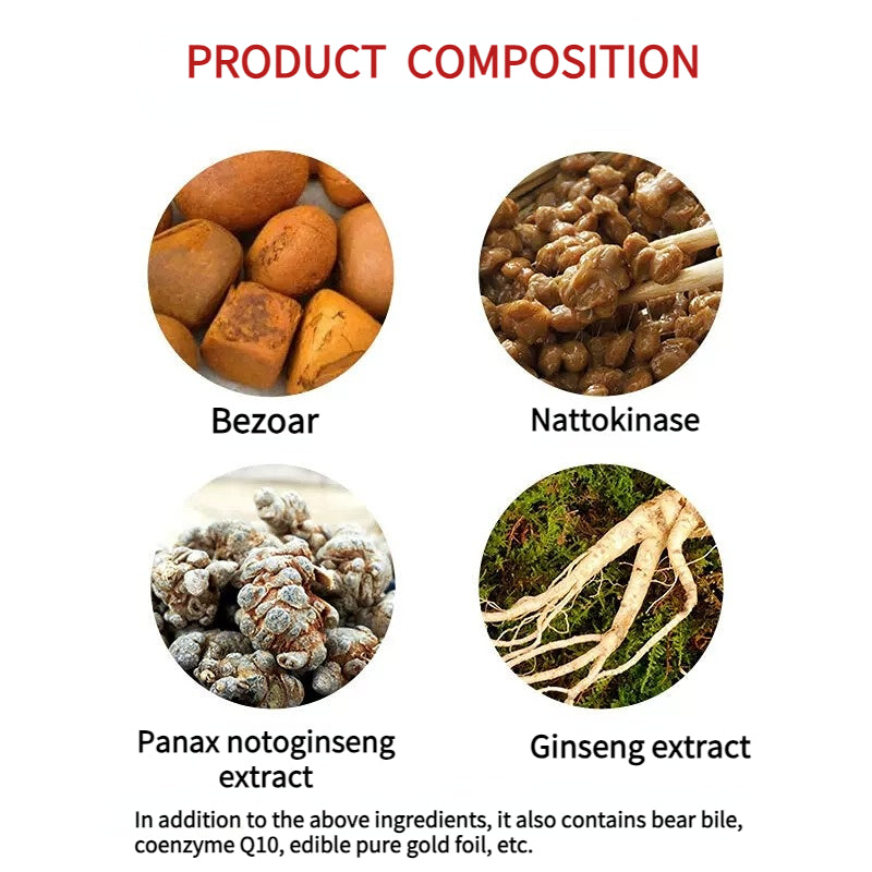 Japan Heart-saving Pills Protect your heart and prevent heart disease Relieves panic, eliminates sweating and palpitations, strengthens heart function, protects cardiovascular