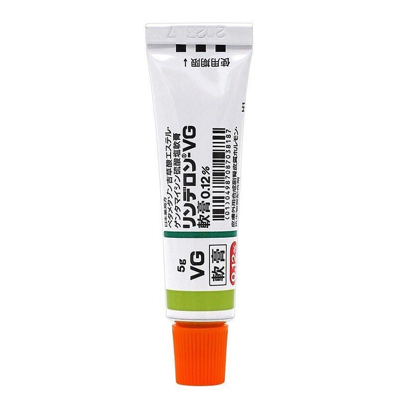 Japan Zunye Pharmaceutical VG eczema ointment 10 sticks/box for adults without hormones, skin ringworm, urticaria, psoriasis, dermatitis