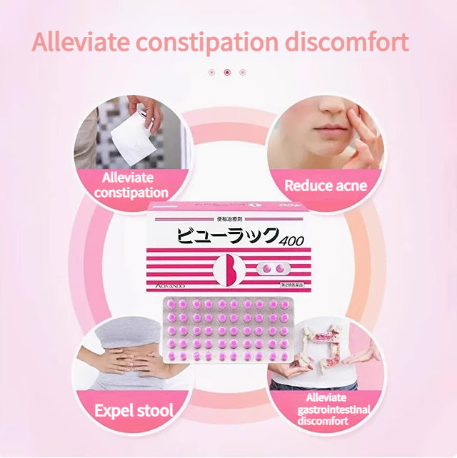 Japan KOKANDO constipation pink pills for weight loss, detoxification, oil removal and constipation relief 400 pieces