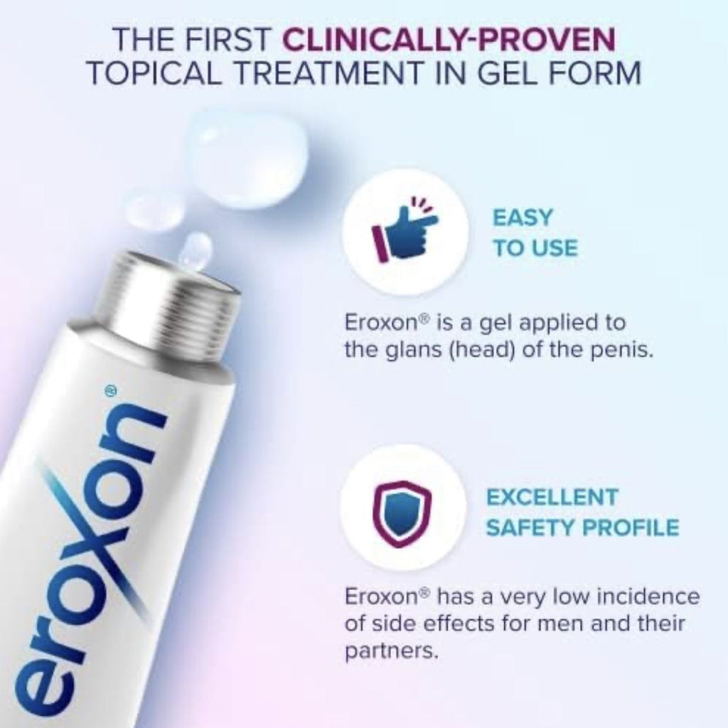 British Eroxon topical gel MED3000 2g/piece  4 pieces/box 男士外用凝胶2g/支 4支/盒