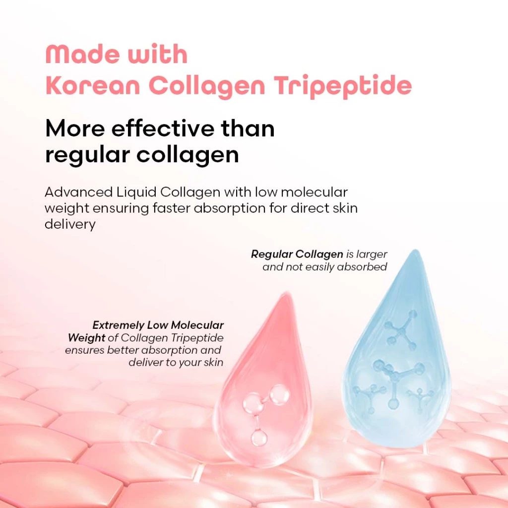 Sip2Glow Advanced Collagen Drink with Korean Collagen Tripeptide 1 box 7 bags