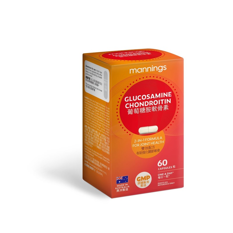 Mannings Glucosamine + Chondroitin Capsules 60pcs