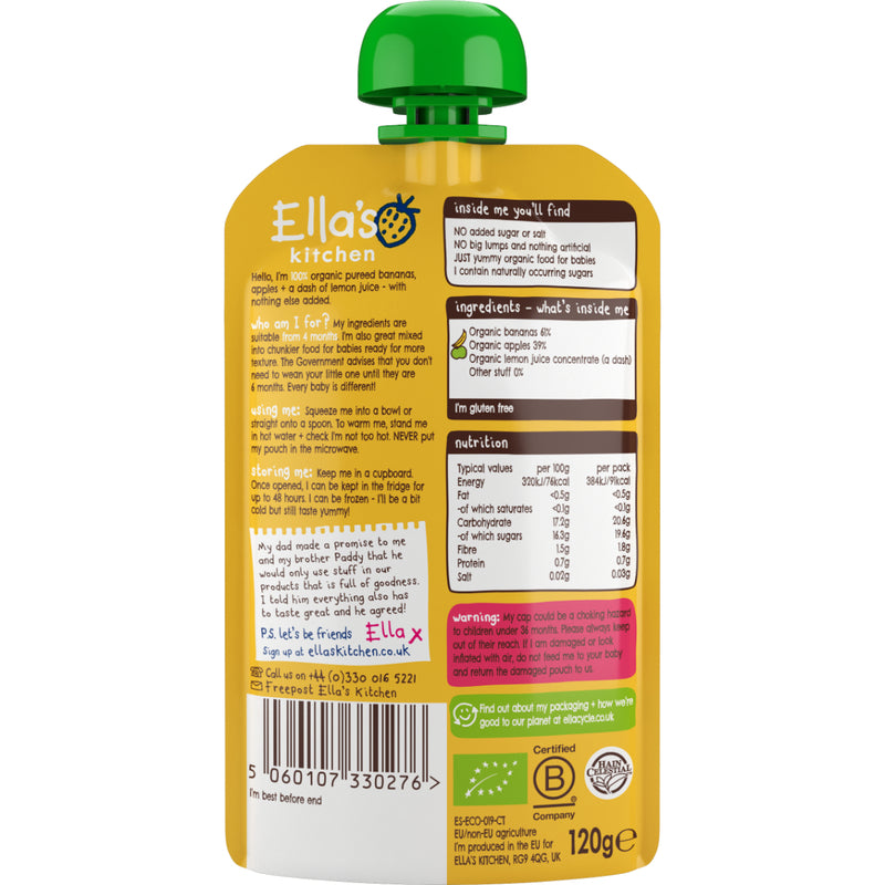 Ella's Kitchen Apples and Bananas 120g
