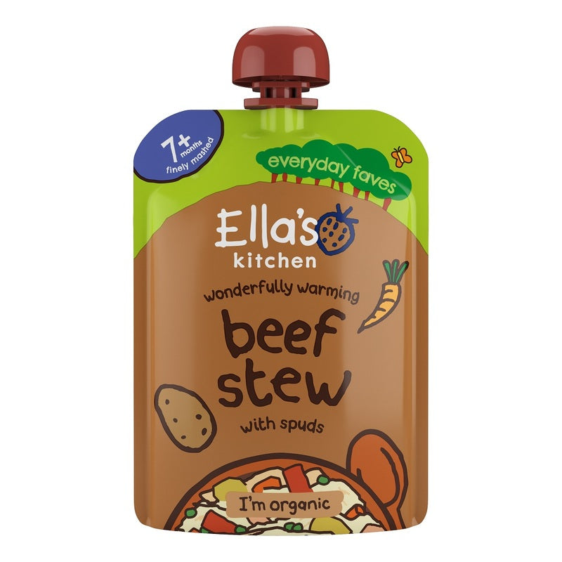 Ella's Kitchen Wonderfully Warming Beef Stew with Spuds 130g