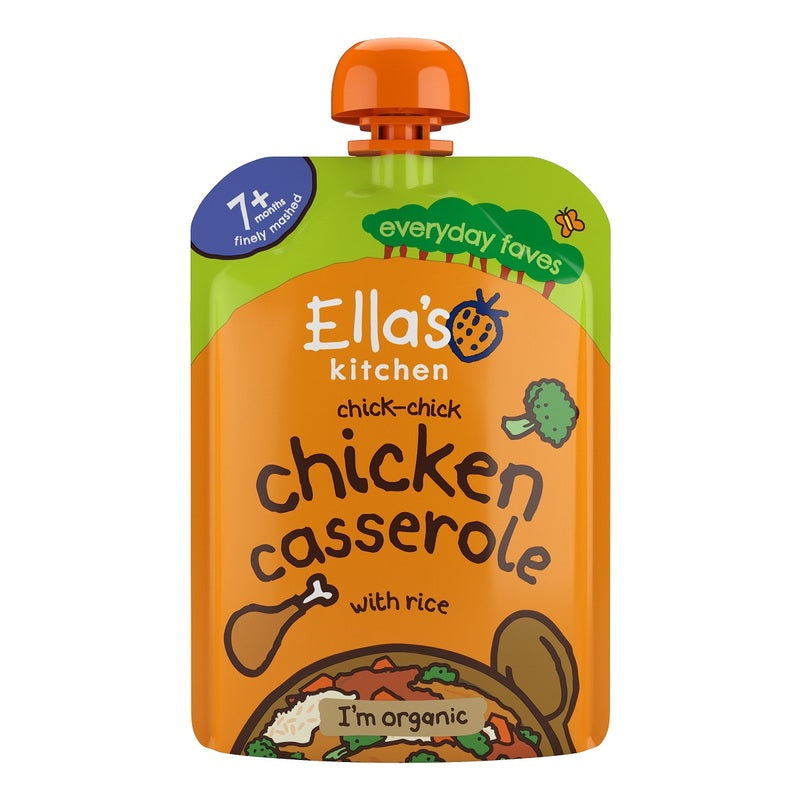 Ella's Kitchen Chicken+Rice Casserole with Apricots 130g