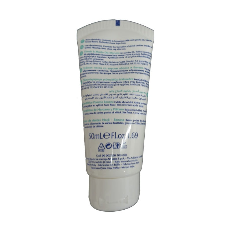 Chicco Apple-Banana Toothpaste (6Months+) 50ml