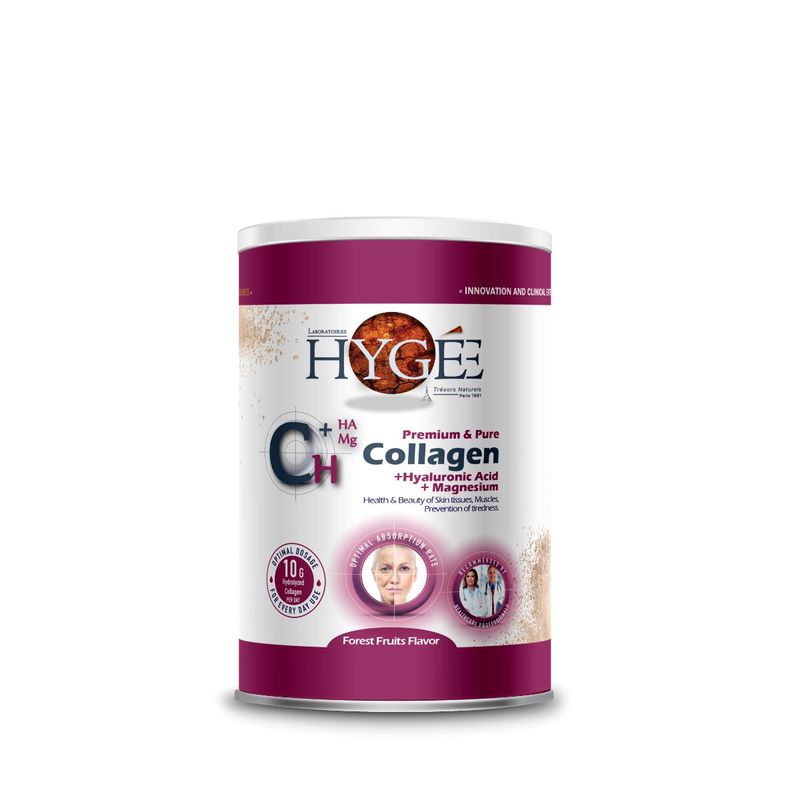 HYGEE CH+ Premium Hydrolyzed Collagen Beauty Active (Forest Fruit Flavor - 30day Servings) 345g