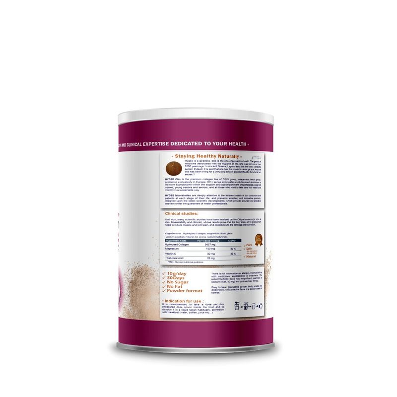HYGEE CH+ Premium Hydrolyzed Collagen Beauty Active (Forest Fruit Flavor - 30day Servings) 345g