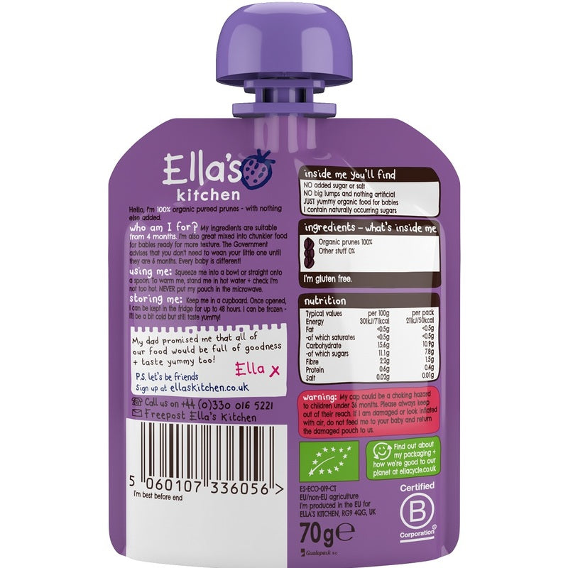 Ella's Kitchen Prune Multi Pack 70g x 6 Packs