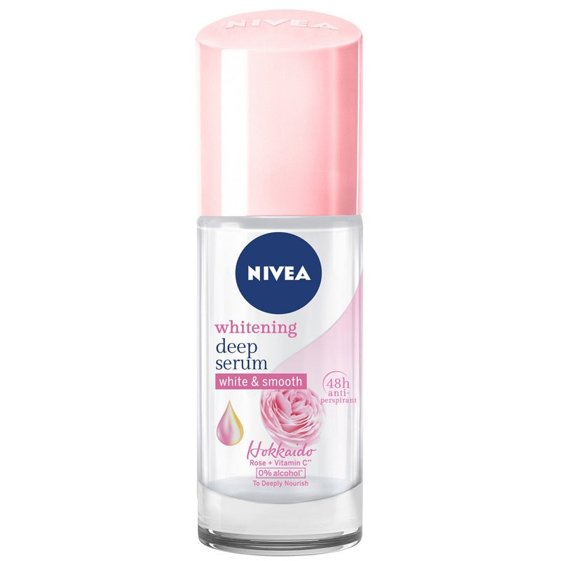 Nivea Whitening Serum Hokkaido Rose Deodorant Roll On 40ml