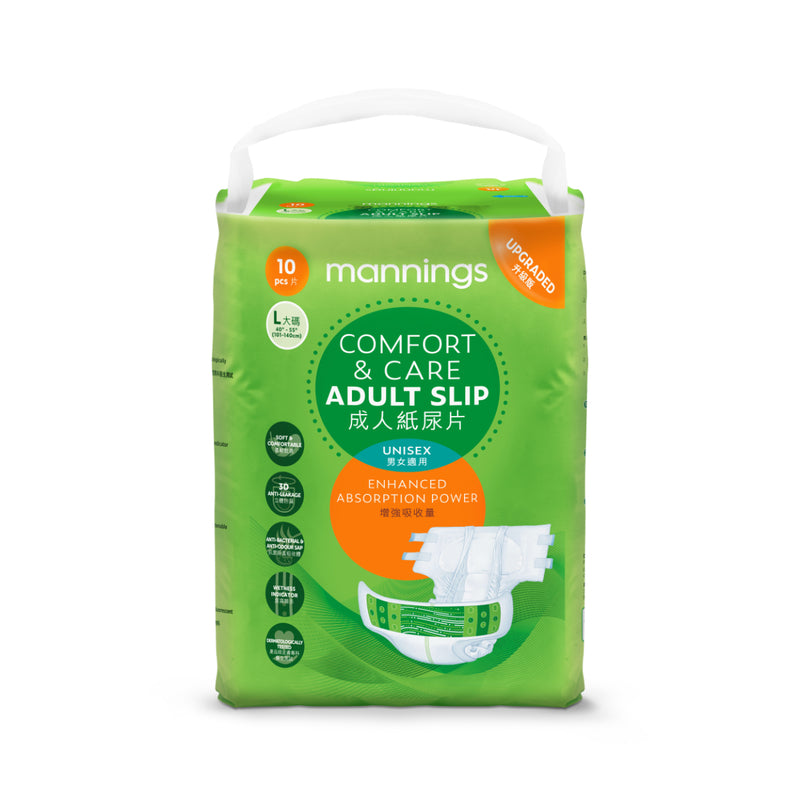Mannings Adult Slip L 10pcs