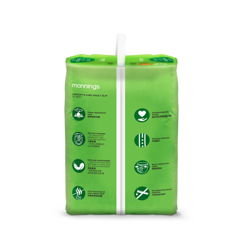 Mannings Adult Slip L 10pcs