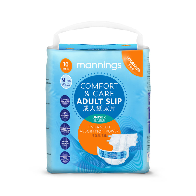 Mannings Adult Slip M 10pcs