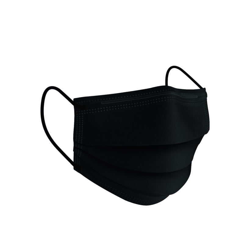 Mannings 3 ply Medical Face Mask Level 3 (Individually Wrapped) Black (17.5cm x 9.5cm) 30pcs