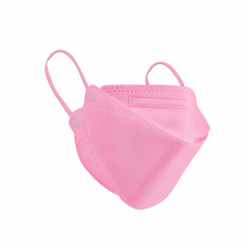 Mannings 3 Ply Medical 3D Face Mask(Individually Wrapped)[Light Pink+Light Orange-20.5cm x 8cm]30pcs