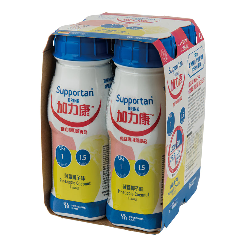 Supportan Drink Pineapple Coconut 200ml x 4pcs
