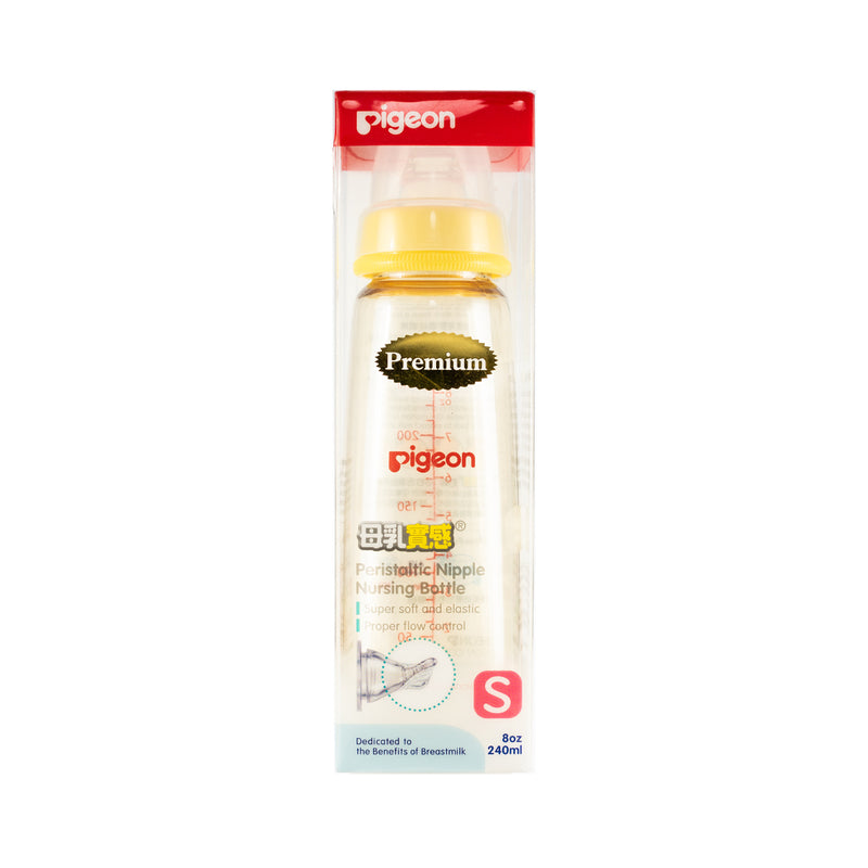 PIGEON PPSU Bottle, w/Peristaltic Nipple, 240ml