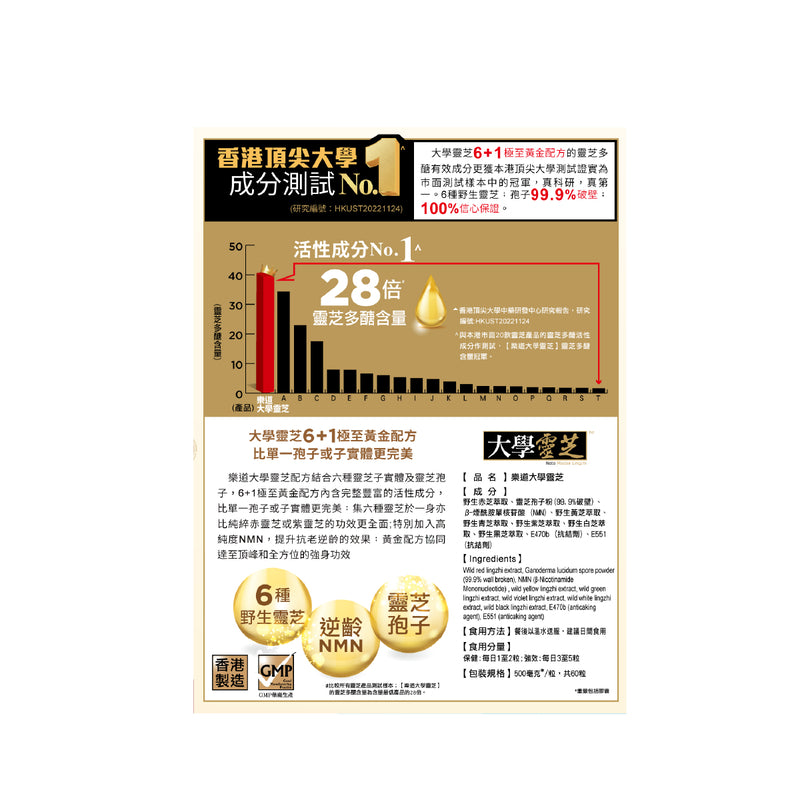 NOTO MASTER LINGZHI 60pcs