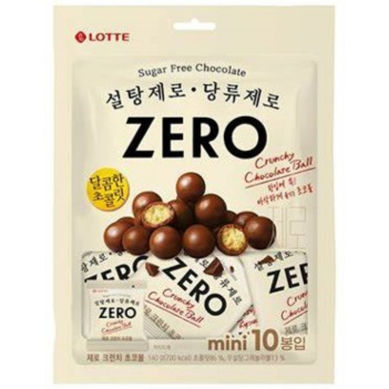 Lotte ZERO Crunch Chocoball 140g