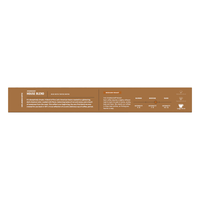 Starbucks House Blend by Nespresso 10pcs