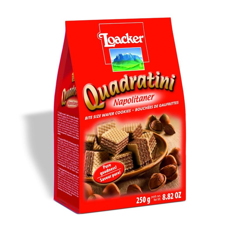 Loacker Quadratini Napolitaner Wafer 250g