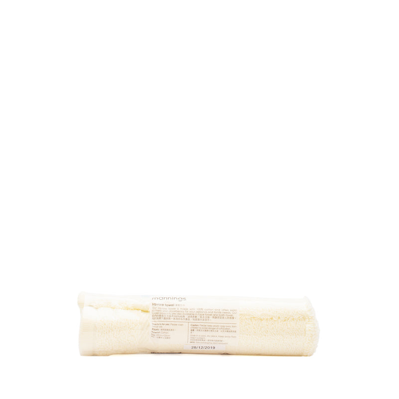 Mannings Square Towel (Random Color) 1pc