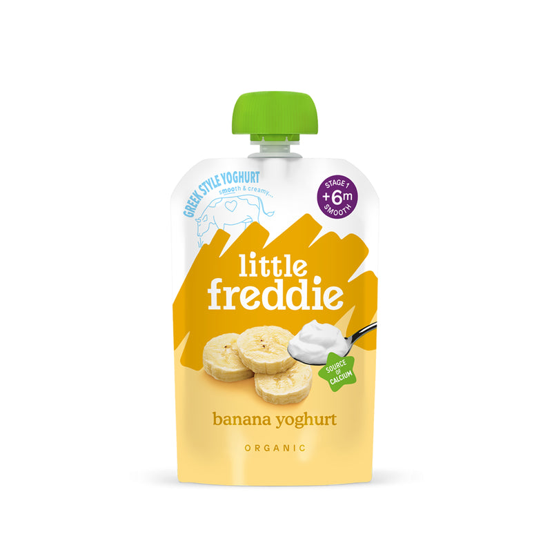 Little Freddie Organic Creamy Banana Greek Style Yoghurt 100g