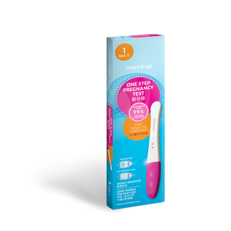 Mannings One Step Pregnancy Test 1pc