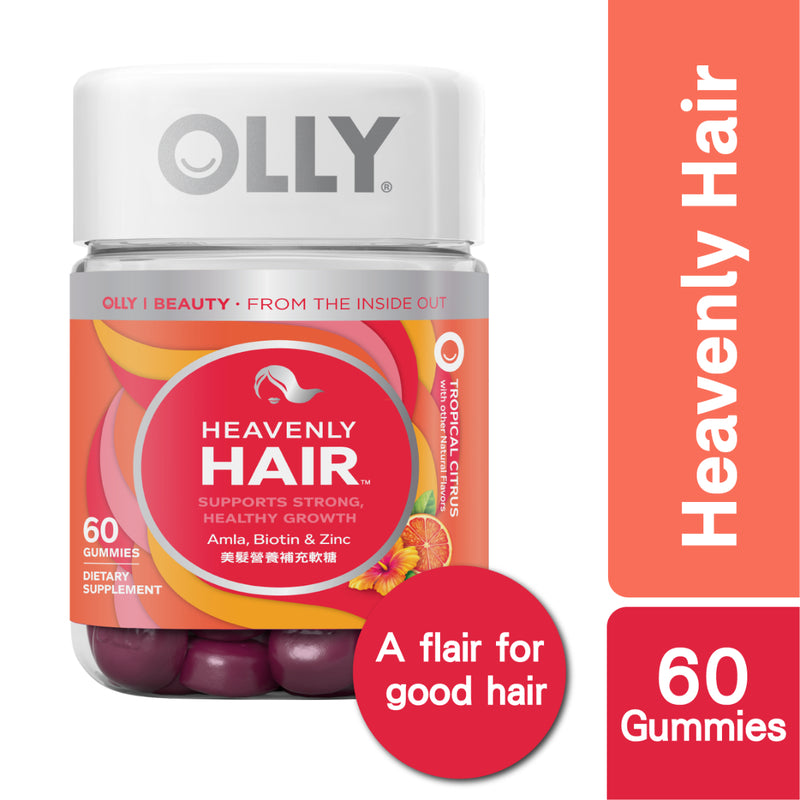 OLLY Heavenly Hair Gummy Supplement 60pcs