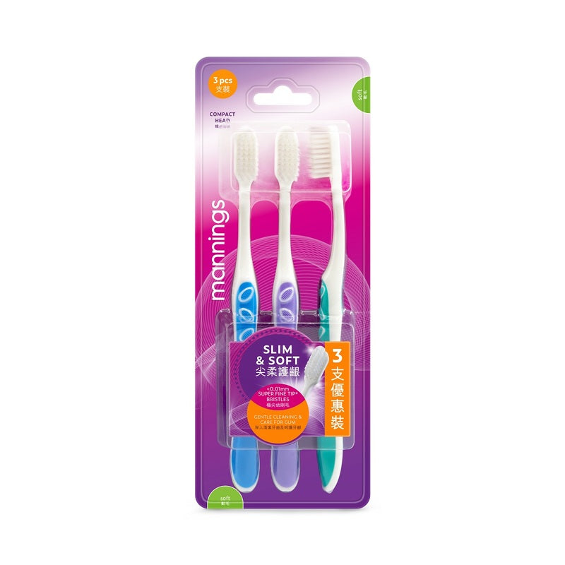 Mannings Toothbrush 3 pcs