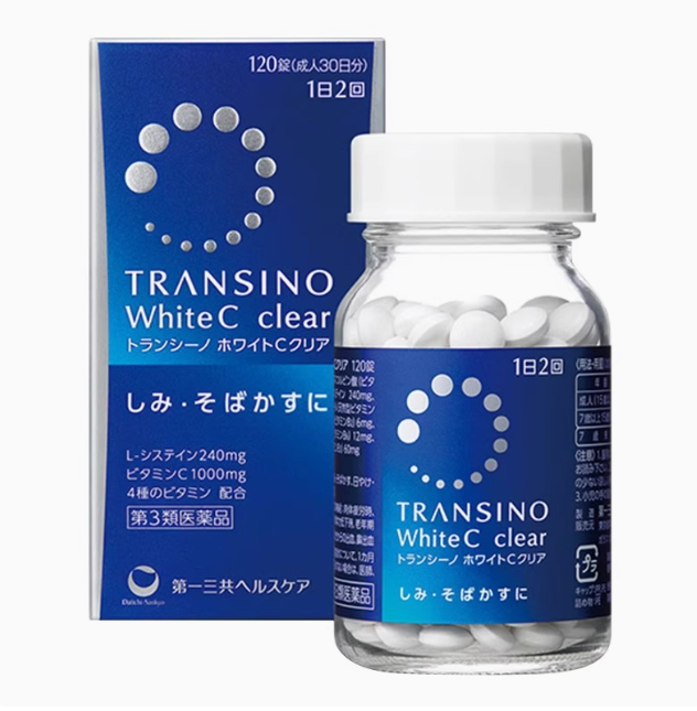 Transino WhiteC Clear Tablet 30 Days for Melanin Spots